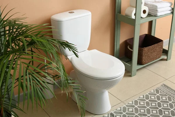 Interior Dari Toilet Modern Yang Bersih — Stok Foto