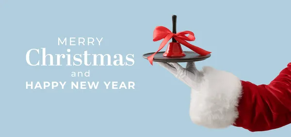 Beautiful Greeting Card Merry Christmas Happy New Year Celebration Santa — Stock Photo, Image