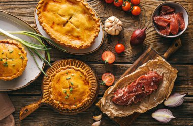 Masada etli etli etli börek.