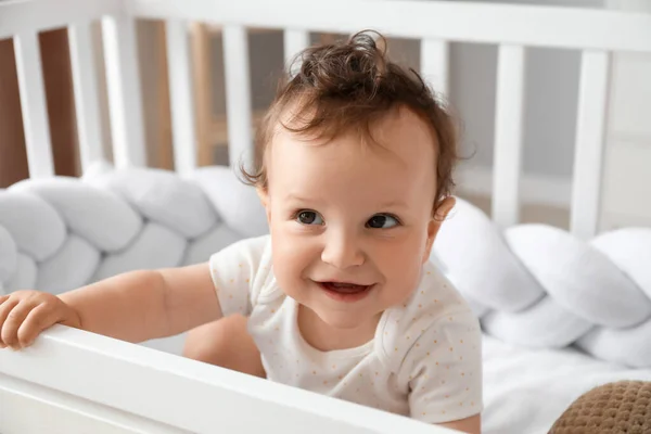 Cute Little Baby Crib — Stock Photo, Image