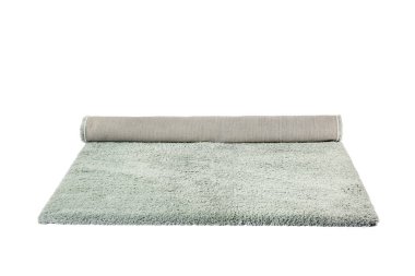 Beyaz arkaplanda modern halı