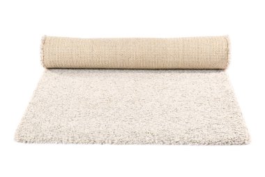 Beyaz arkaplanda modern halı