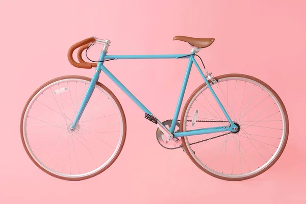 Modern Bicycle Pink Background — Stock Photo, Image