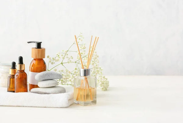 Spa Set Light Background — Stock Photo, Image