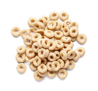 Beyaz arka plan üzerinde izole tahıl Yüzükler