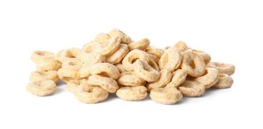 Beyaz arka plan üzerinde izole tahıl Yüzükler