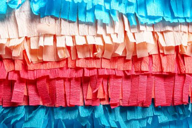 Meksika pinyatasının dokusu, yakın plan.