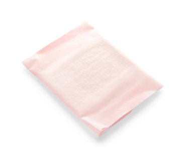 Adet pedi beyaz arkaplanda izole edildi