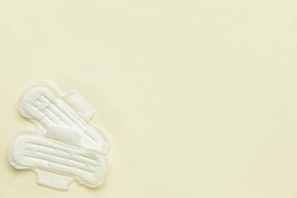 Podkładki Menstruacyjne Jasnym Tle — Zdjęcie stockowe