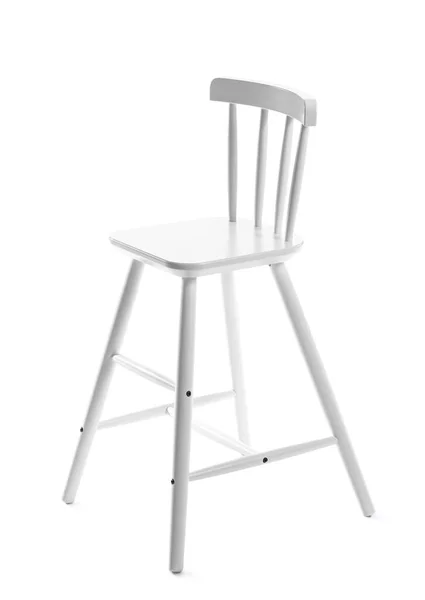 白い背景の高い椅子 — ストック写真