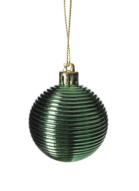 güzel bir Noel top beyaz zemin üzerine izole