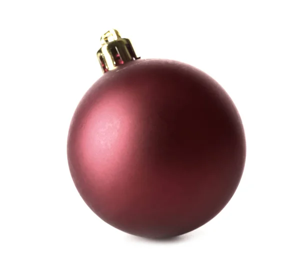 白い背景上に分離されて美しいクリスマス ボール — ストック写真