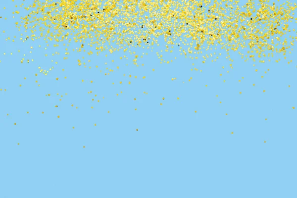 Golden Confetti Color Background — Stock Photo, Image