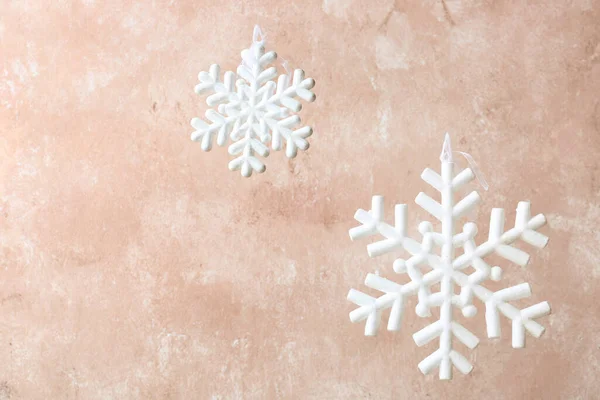 Piękne Płatki Śniegu Boże Narodzenie Grunge Tle — Zdjęcie stockowe