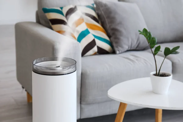 Modern Humidifier Living Room Closeup — Stock Photo, Image