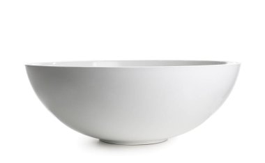 Beyaz arka planda modern lavabo