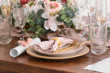 Güzel sofra düğün kutlamaları için