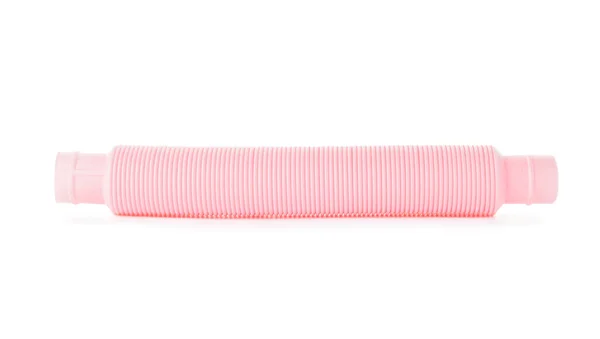 Pink Pop Tube Fundo Branco — Fotografia de Stock