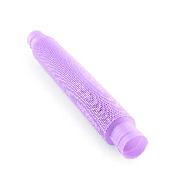 Roxo Pop Tube Fundo Branco — Fotografia de Stock