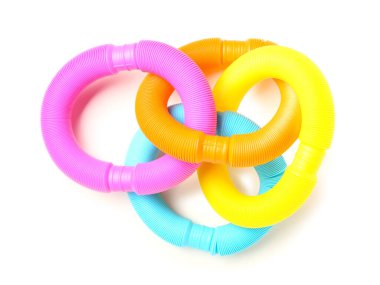 Beyaz arkaplanda pop tüpleri