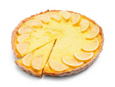 Lezzetli limonlu tart.