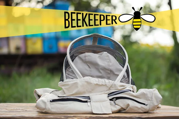 Beekeeper Protective Uniform Apiary — Stock Photo, Image