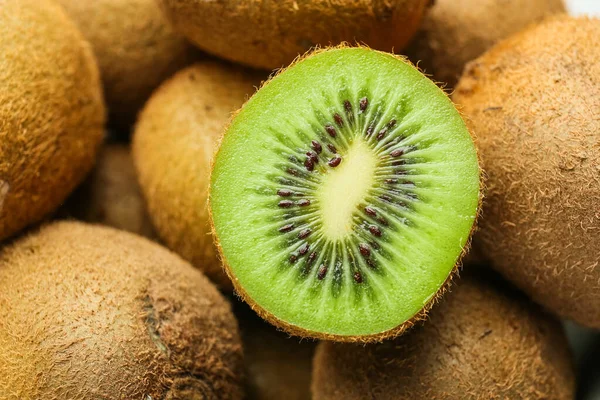 Fresh Kiwi Background Closeup — Stock Photo, Image