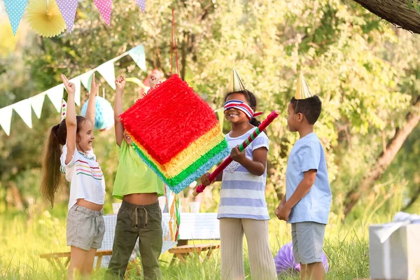 Cute Children Pinata Birthday Party — Stock Photo, Image