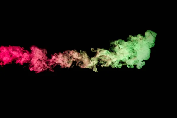 Color Smoke Black Background — Stock Photo, Image