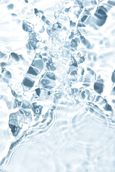 Beyaz Arkaplanda Suyun Dokusu — Stok fotoğraf