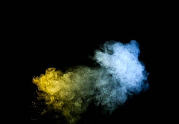 Color Smoke Black Background — Stock Photo, Image