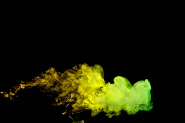 Color Smoke Black Background — Stock Photo, Image