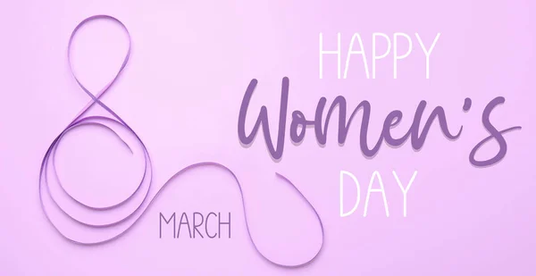 Beautiful Greeting Card International Women Day Celebration — Stock Photo, Image