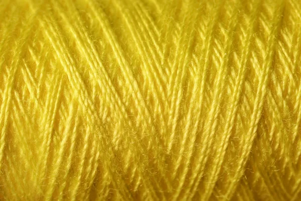 Yellow Sewing Threads Background — Stock Photo, Image