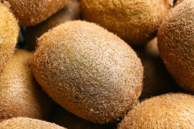 Arka plan olarak taze kivi, yakın plan