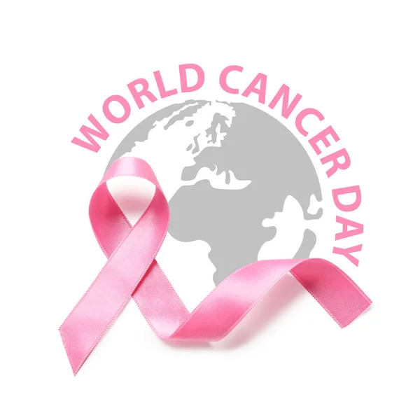 Banner Sensibilização Para Dia Mundial Câncer — Fotografia de Stock