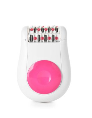 Beyaz arka plan üzerinde modern Epilatör