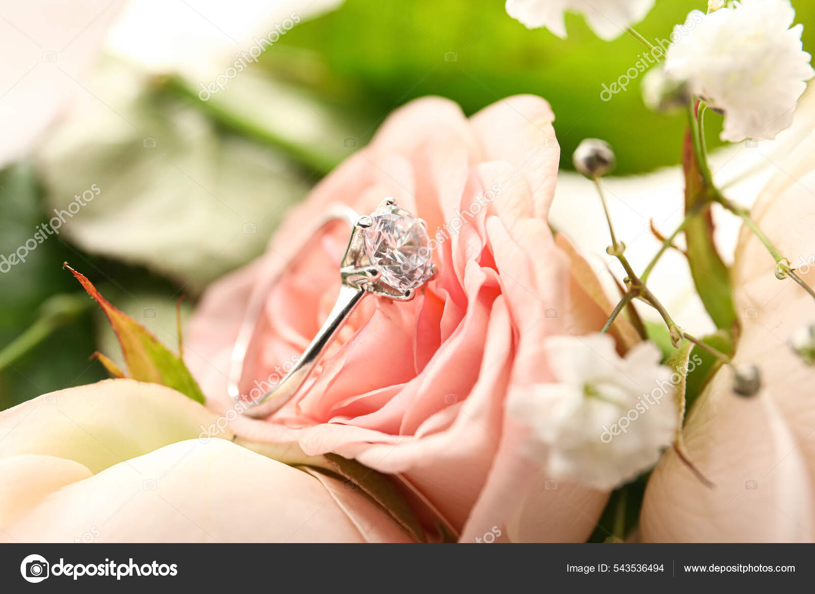 Anillo compromiso flor hotsell