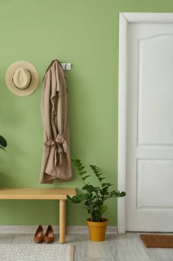 Şık koridorun modern iç tasarımı