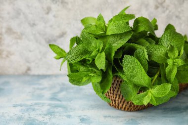 Masada nane aromalı hasır sepet