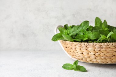 Masada nane aromalı hasır sepet