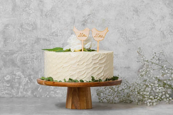 Dessert Stand Beautiful Wedding Cake Table — Stock Photo, Image