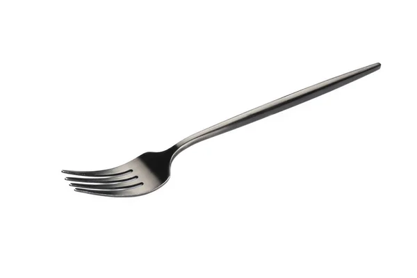 Stainless Steel Fork White Background — Stock Photo, Image