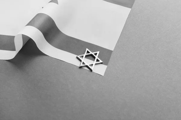 Estrella David Bandera Israel —  Fotos de Stock