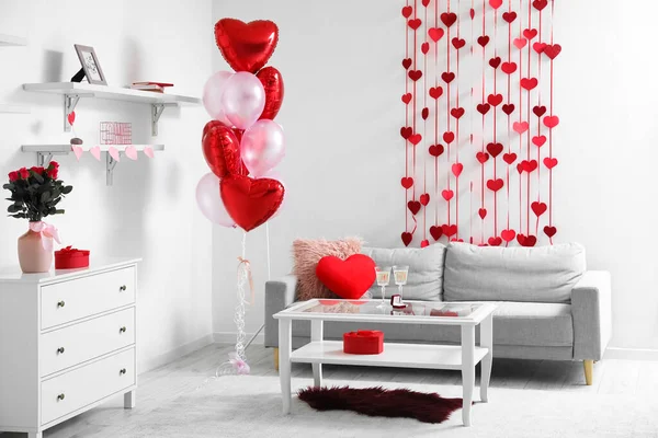 Mur de décoration Saint Valentin