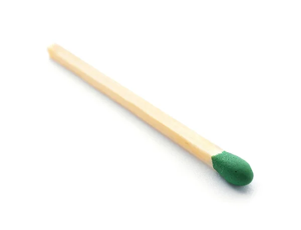 Nieuwe Luciferstick Witte Achtergrond — Stockfoto