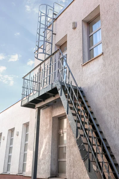 Metal Stairs Building City — Stock Photo, Image