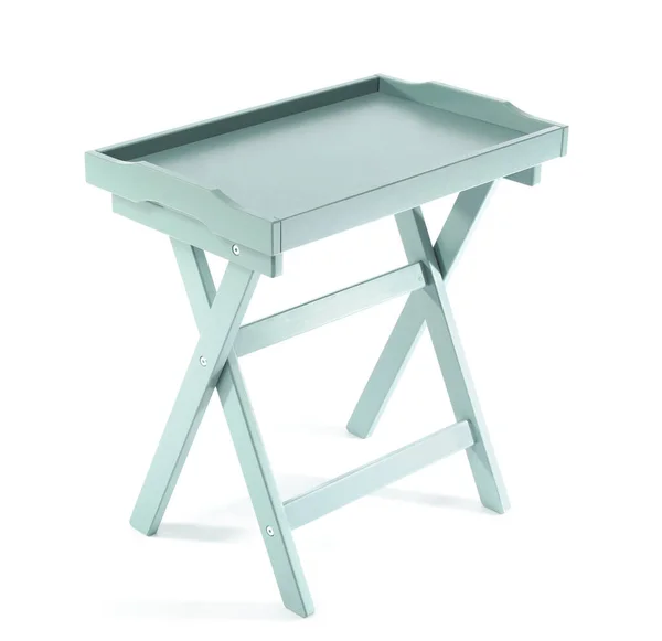 Petite Table Basse Sur Fond Blanc — Photo