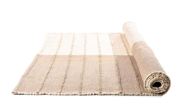 Clean Trendy Carpet White Background — Stock Photo, Image