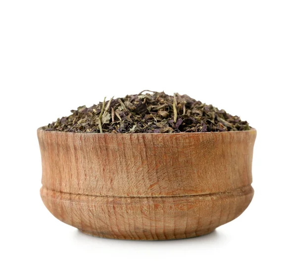 Tál Aromás Gyógynövény Tea Fehér Alapon — Stock Fotó